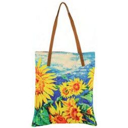 Cott N Curls Gogh Sunflowers Bookbag