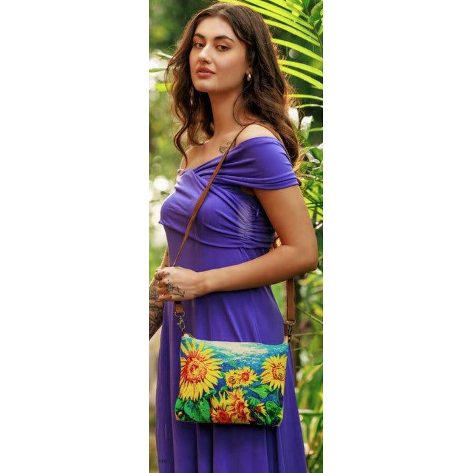 Cott N Curls Gogh Sunflowers Sling