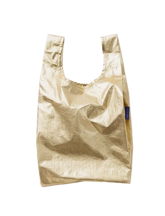 Baggu Baby Reusable Bag - Gold Metallic