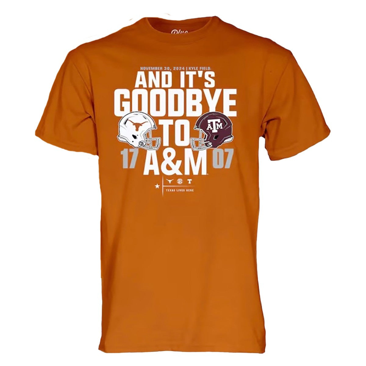 Texas Longhorn Youth  And It's Goodbye To A&M Tee