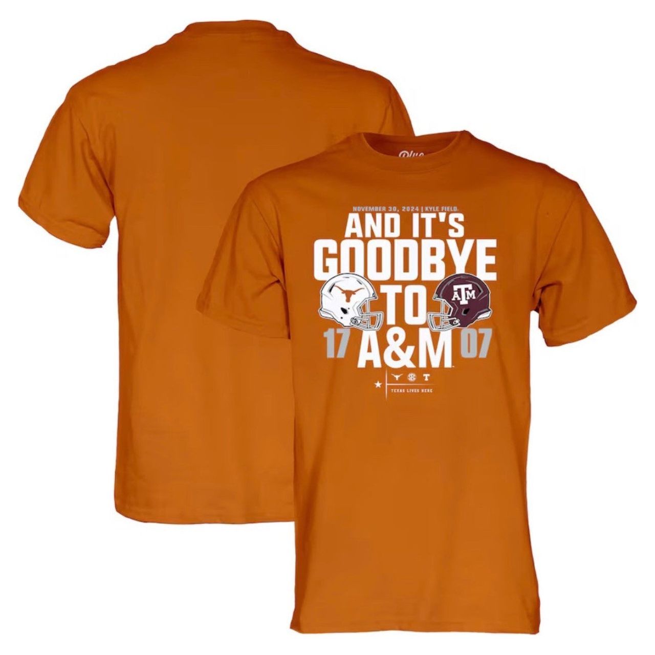 Texas Longhorn And It's GoodBye To A&M Tee