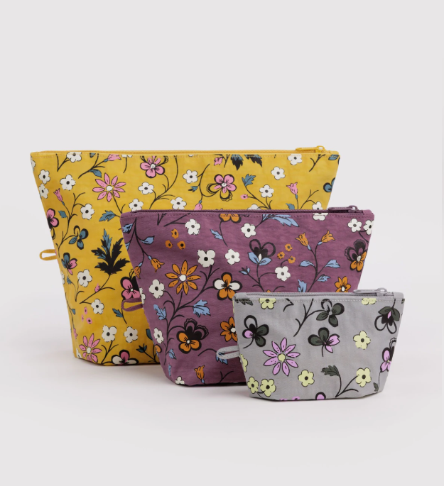 Baggu Go Pouch Set - Wildwood Mix