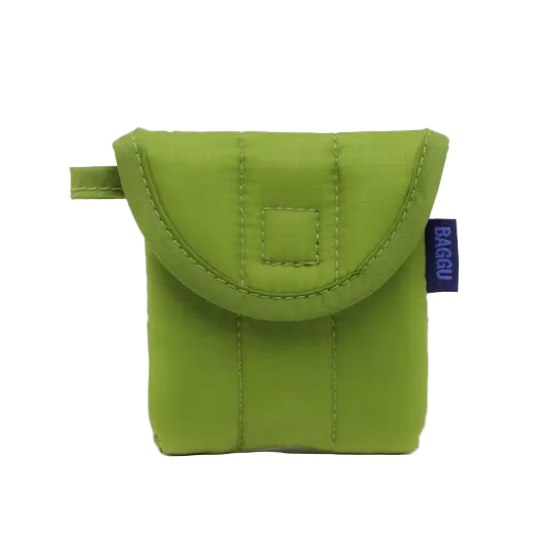 Baggu Puffy Earbuds Case - Green Juice