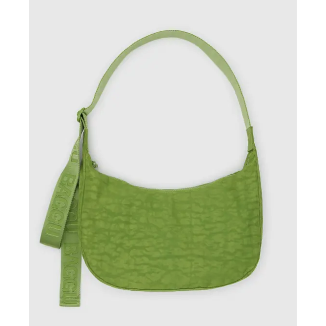 Baggu Medium Nylon Crescent Bag - Green Juice