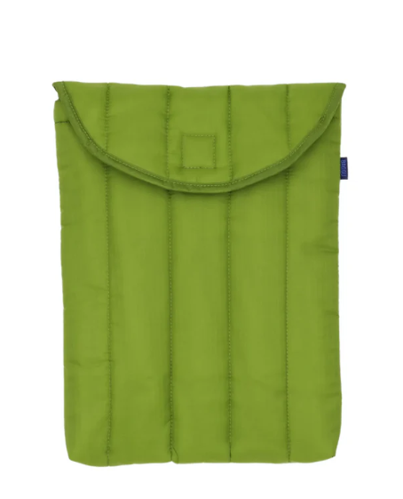 Baggu Puffy Laptop Sleeve 13"/14" - Green Juice