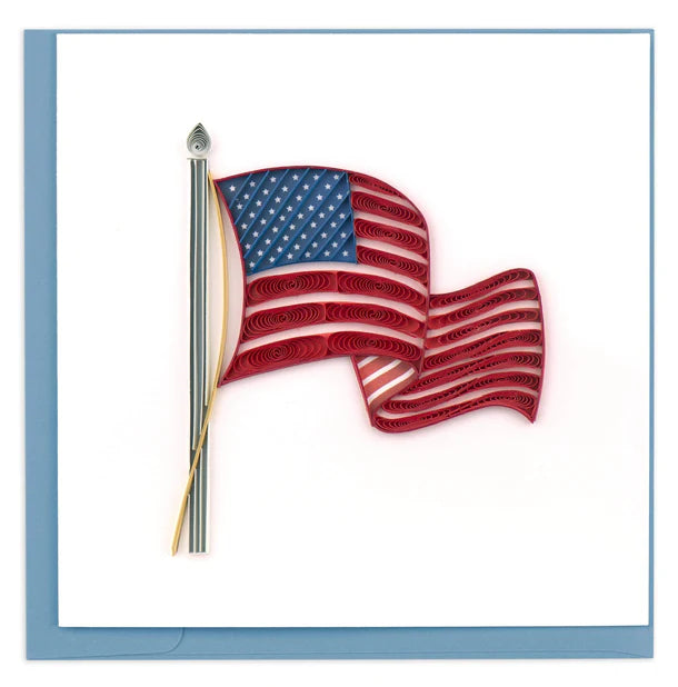 Quilling Card American Flag (BL1170)
