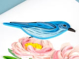Quilling Card Bluebird & Peonies (BL1433)