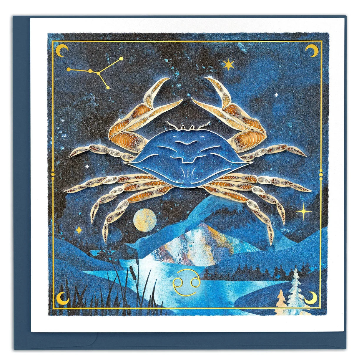 Quilling Card Zodiac Collection Cancer (bd104-Z)