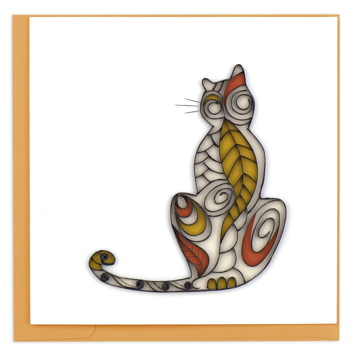 Quilling Card Cat Silhouette (BL1031)