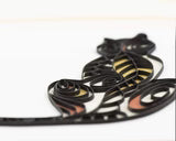 Quilling Card Cat Silhouette (BL1031)