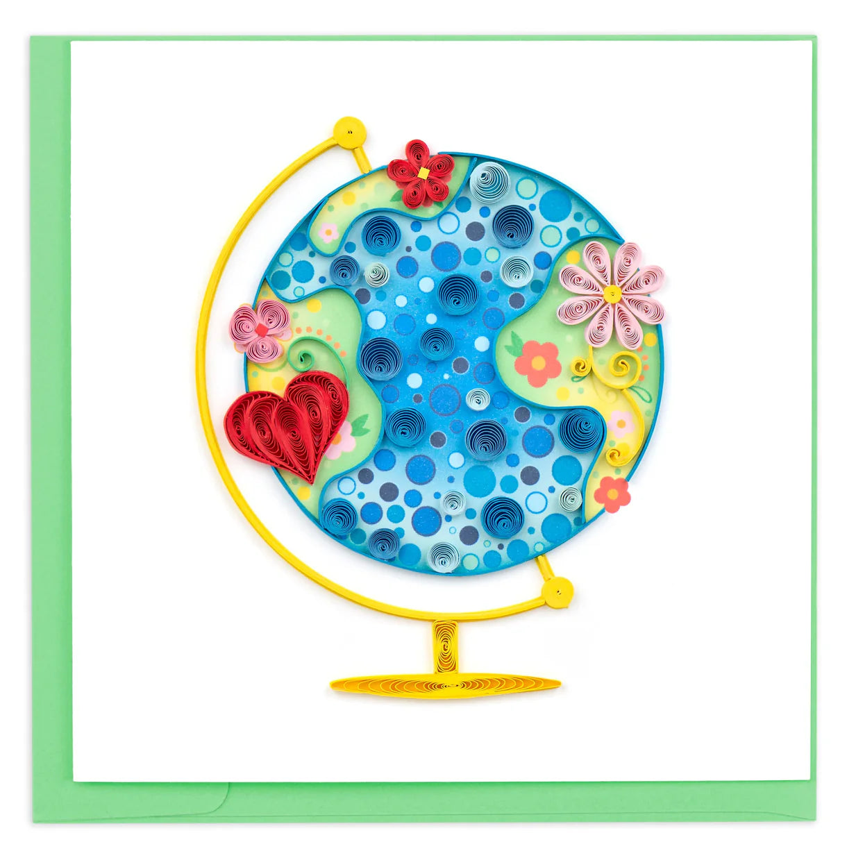 Quilling Card Floral Globe (BL1344)