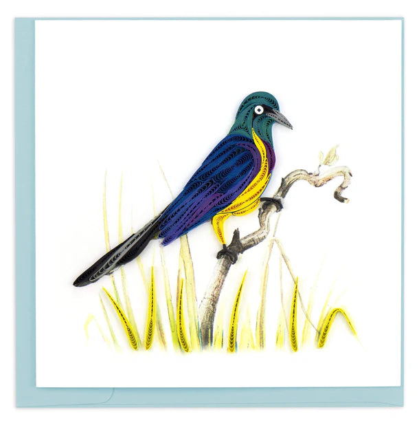 Quilling Card Golden Breasted Starling (BL1297)