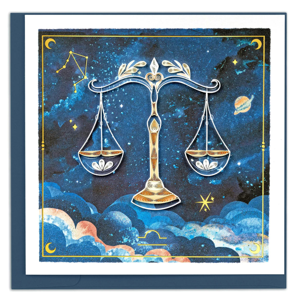 Quilling Card Zodiac Collection Libra (bd103-Z)