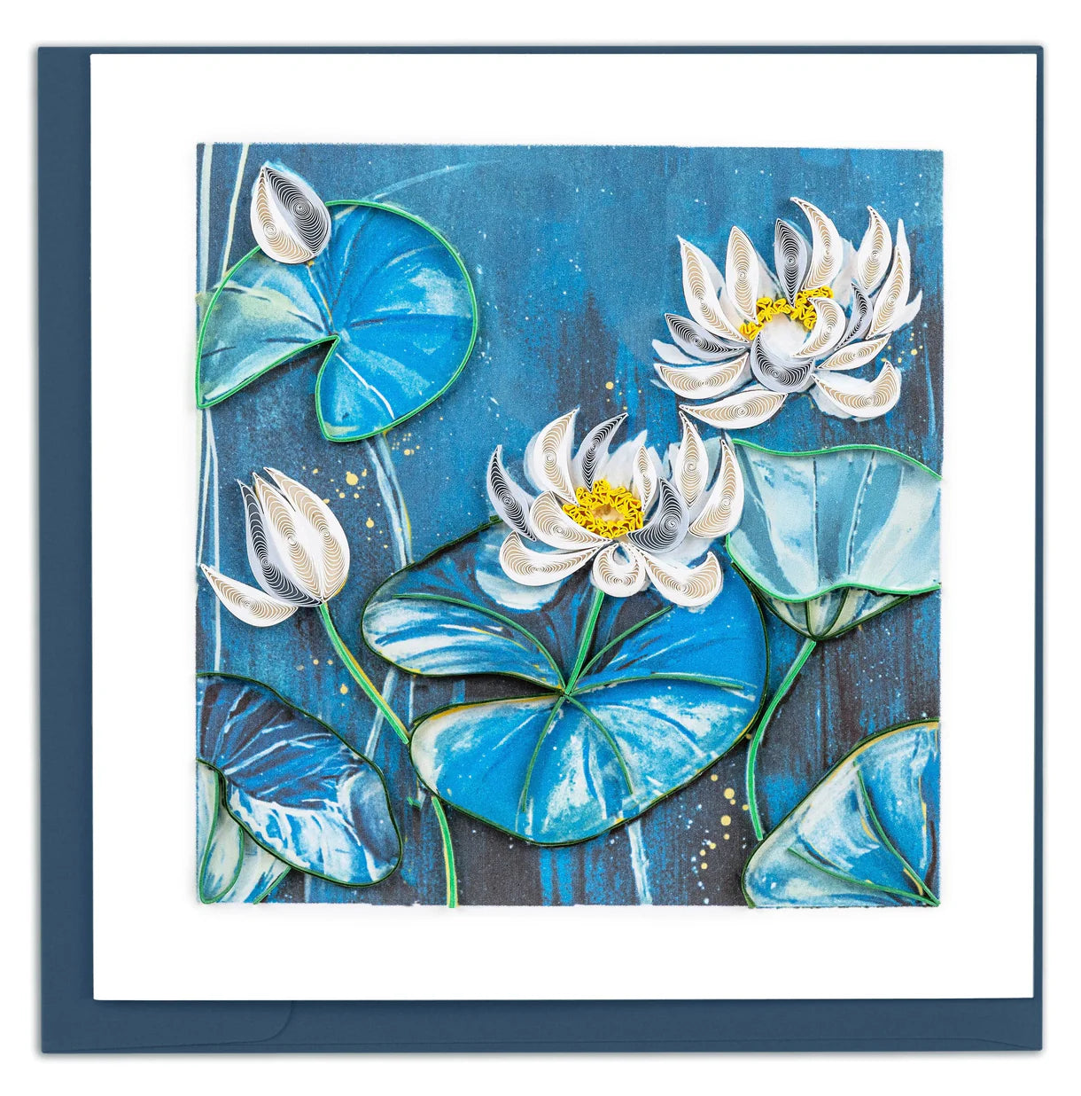 Quilling Card Lotus Pond (BL1484)