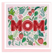Quilling Card Strawberry Mom