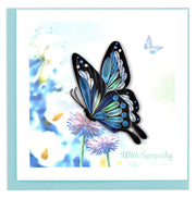 Quilling Card Sympathy Butterfly (SO735)