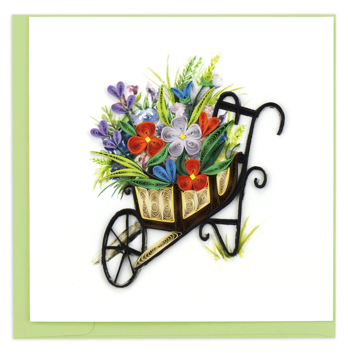 Quilling Card Wheelbarrow Garden (BL1277)