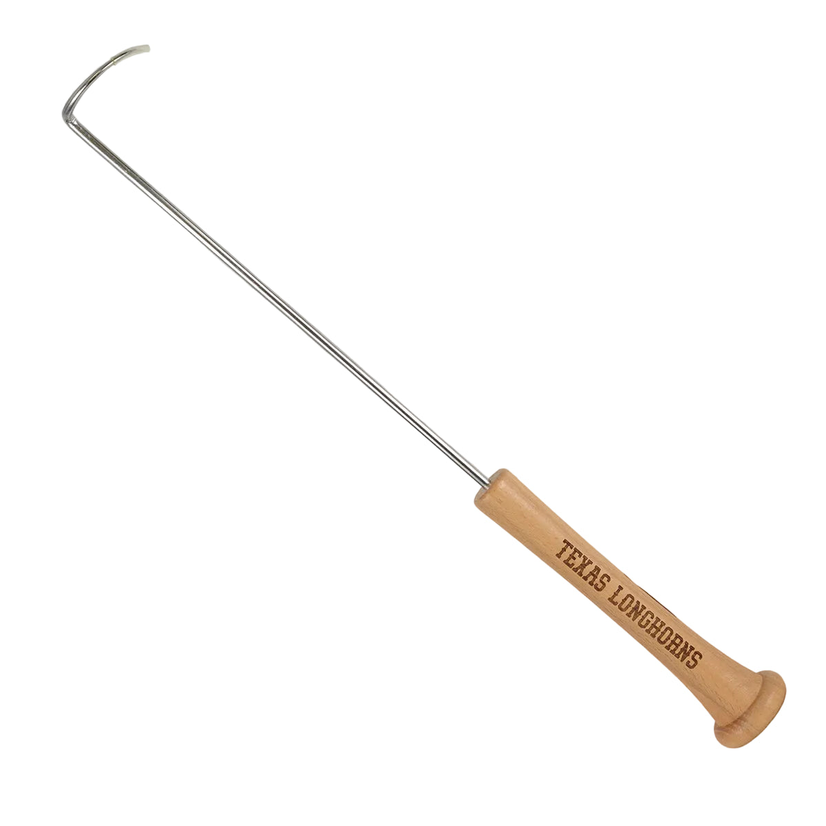 Texas Longhorn Wooden Baseball The Hook Pigtail (GRTLPGTL)