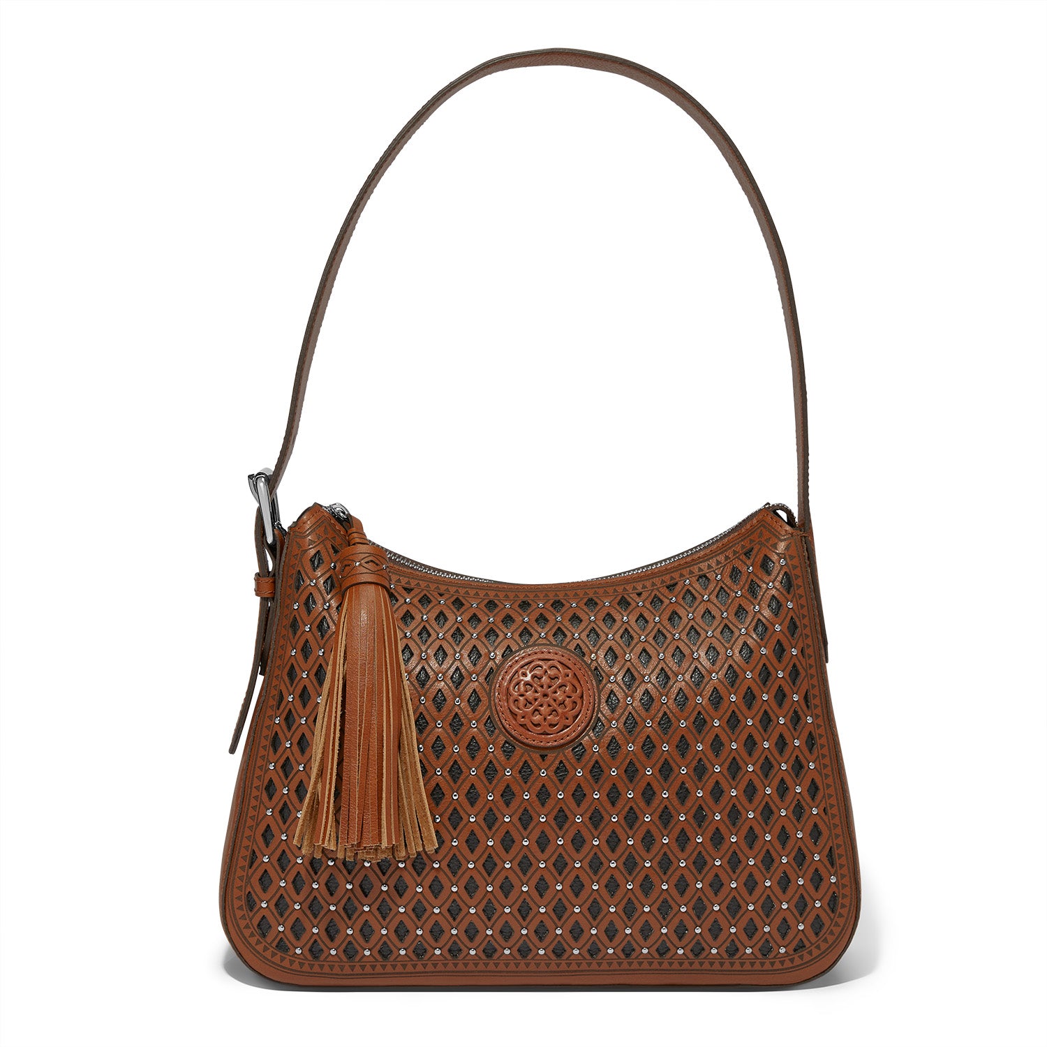 Brighton Ferrara Tierra Large Russet Shoulder Bag
