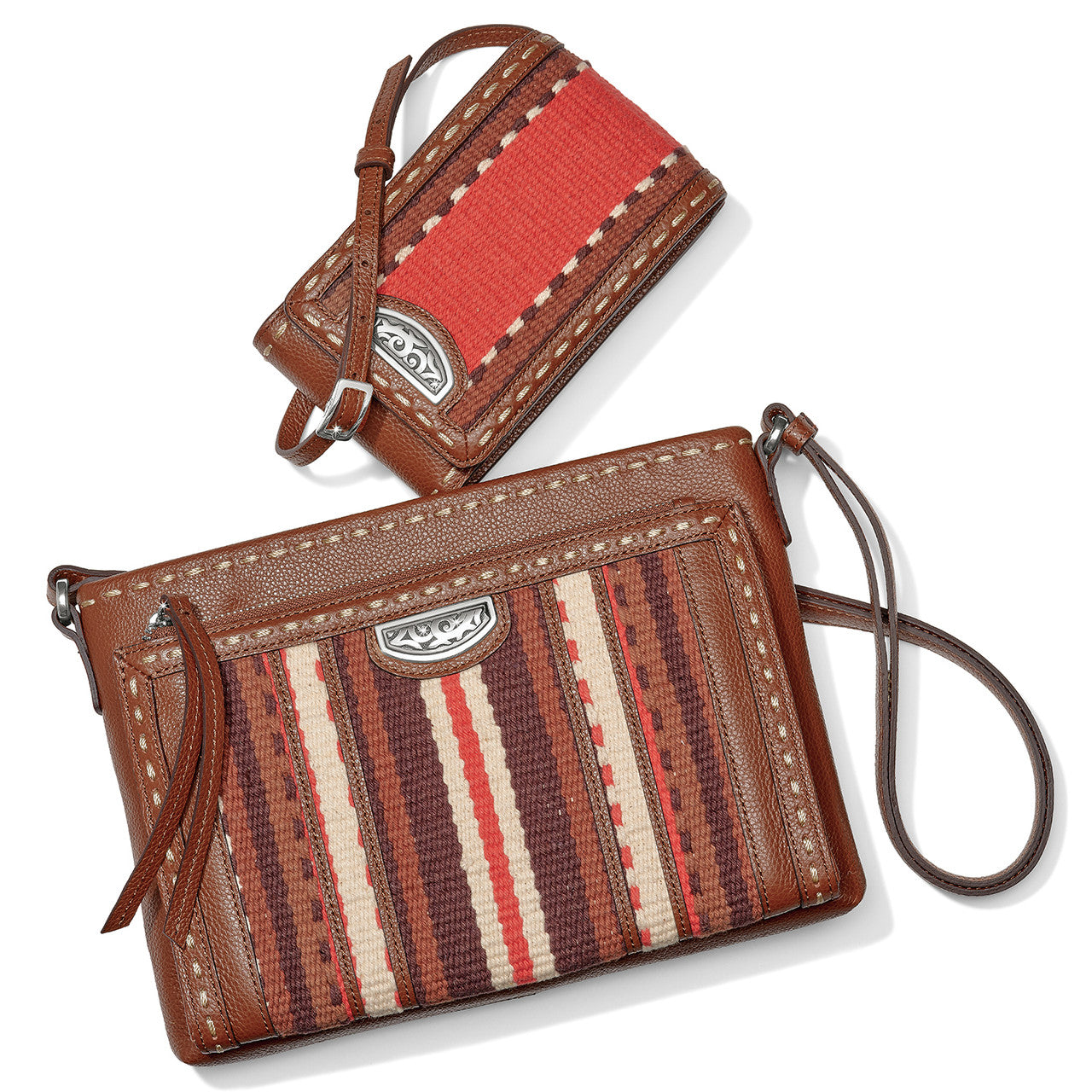 Brighton Cate Crossbody Organizer (H4388U) BURBON