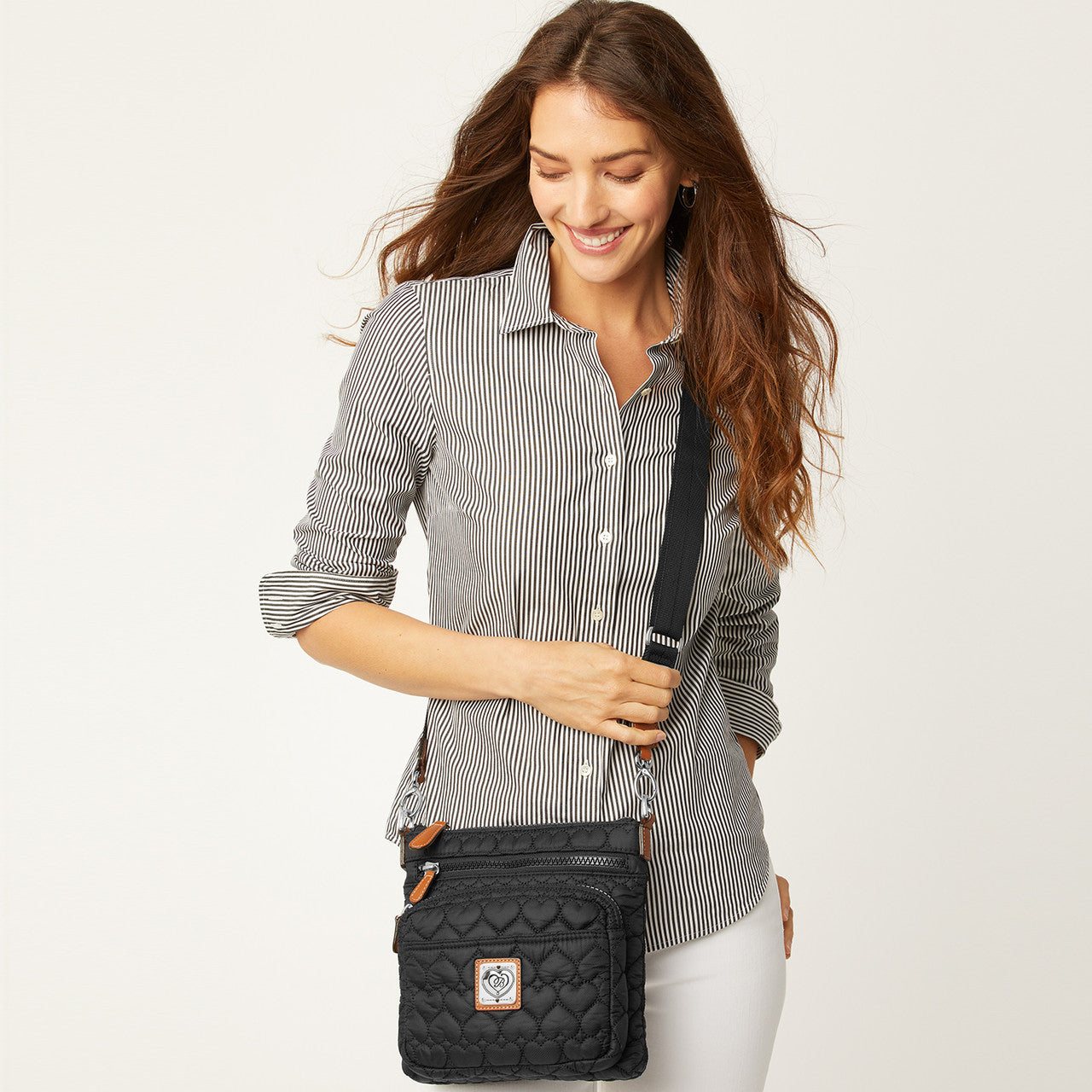 Brighton Kallista Heart To Heart  Messenger Bag (H54723)