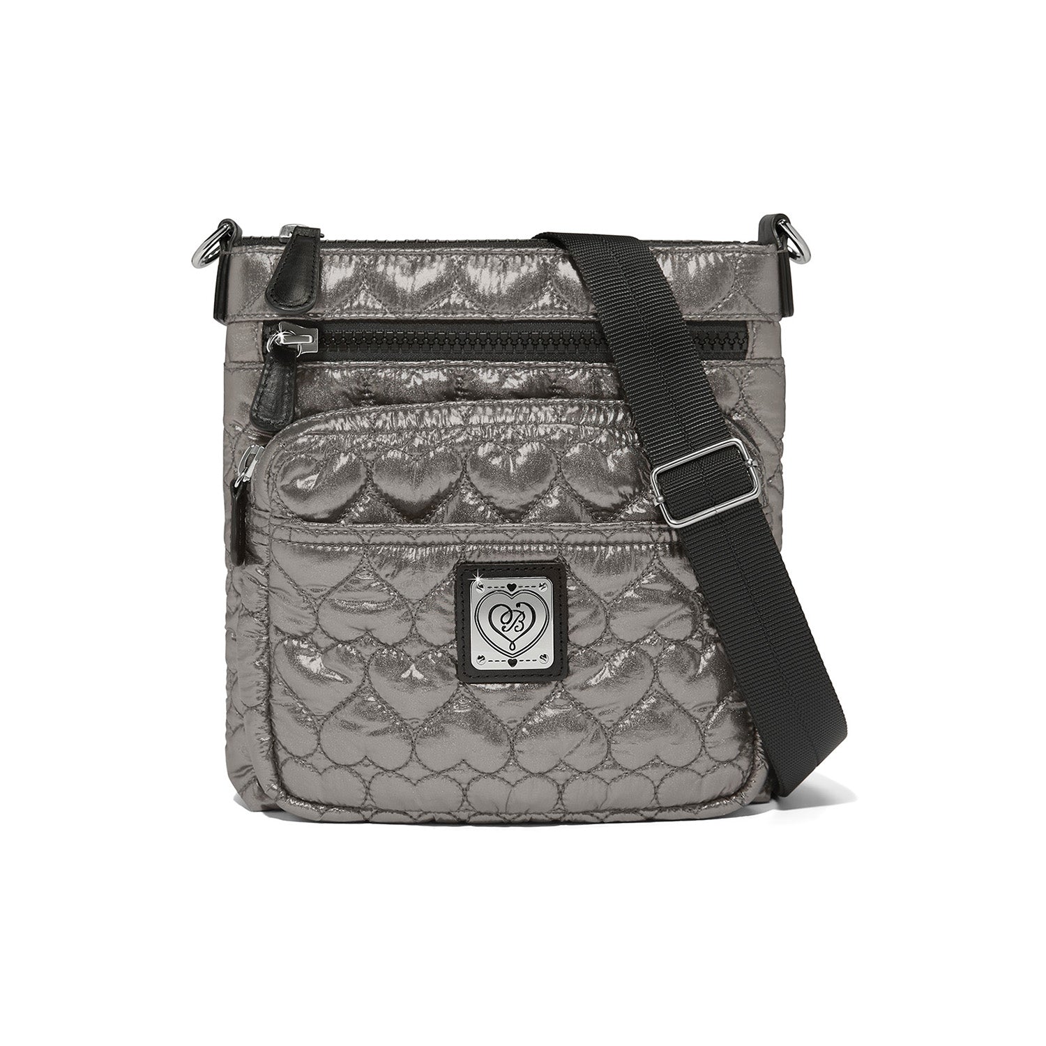 Brighton Kallista Pewter Messenger Bag (H5472R)
