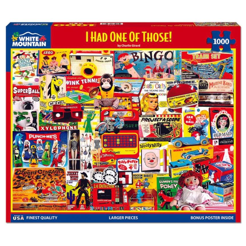 White Mountain I Had One of Those Puzzle (1000 Piece)