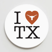 University of Texas I Heart Texas Button