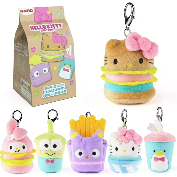 Hello Kitty and Friends Fast Food Keychain Blind Bag