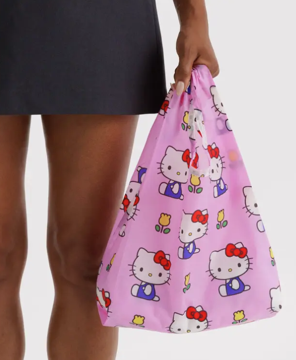 Baggu Baby Reusable Bag - Hello Kitty Pink