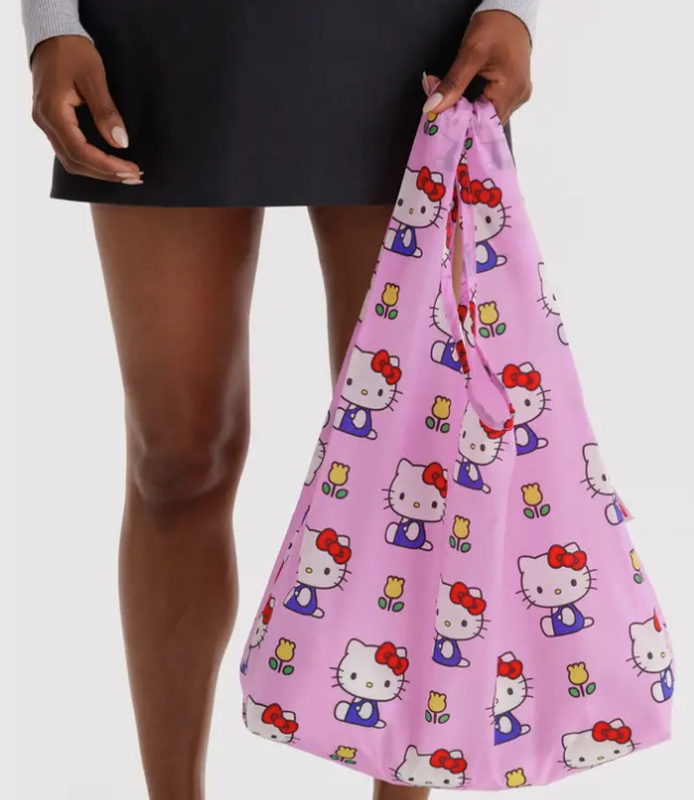 Baggu Standard Reusable Bag - Hello Kitty Pink