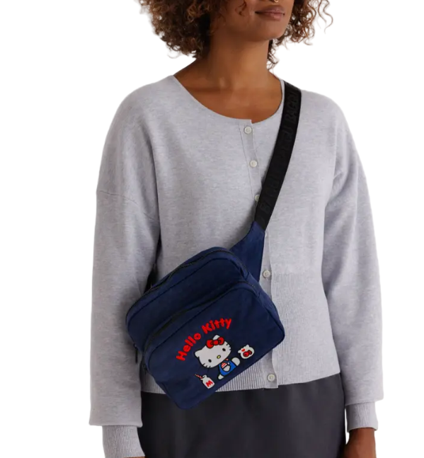Baggu Fanny Pack - Embroidered Hello Kitty Milkshake