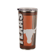 Texas Longhorn Hero Dig Double Wall Stainless Tumbler (16395)