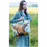 Cott N Curls Highlander Flora Tote