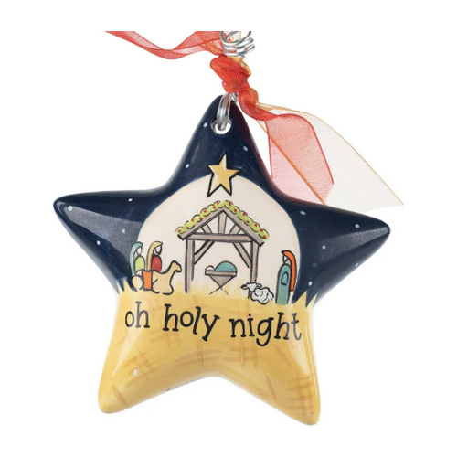 Glory Haus Holy Night Nativity Star Ornament