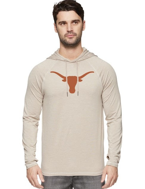 Texas Longhorn Flag & Anthem Men's Victory Performance Long Sleeve Hoodie
