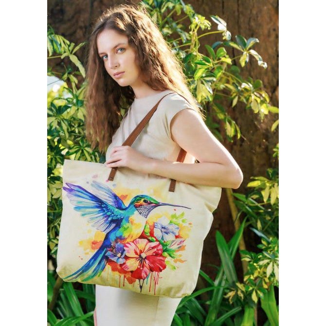 Cott N Curls Hummer Tote