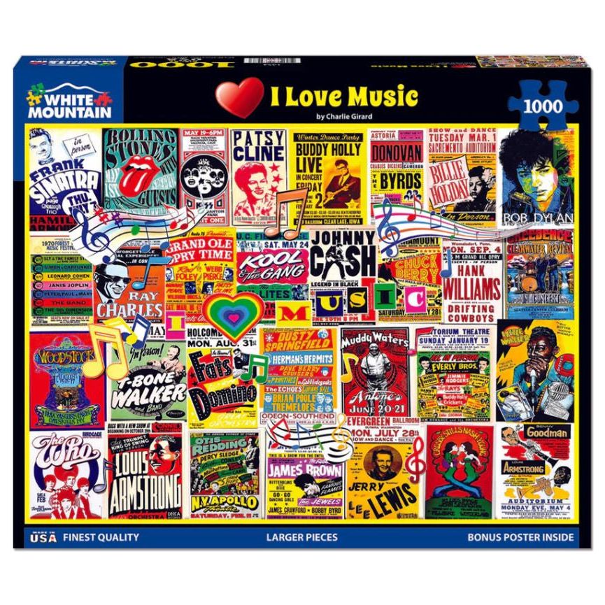 I Love Music (1000 Piece)