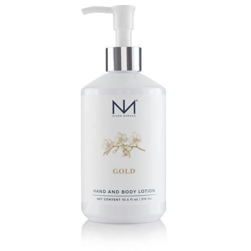 Niven Morgan Gold Hand & Body Lotion 10.5 oz (G-HLG)