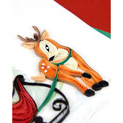 Sleigh Ride Quilling Card