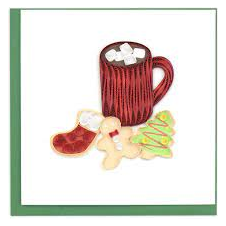 Christmas Cookies Quilling Card (HD682)
