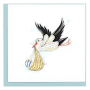 Quilling Card Special Delivery Stork (CG819)