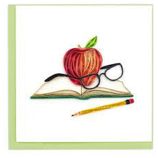 Scholarly Appreciation Quilling Card