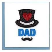 Gentleman Dad Quilling Card