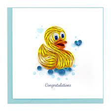 Rubber Ducky Quilling Card