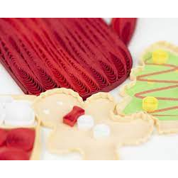 Christmas Cookies Quilling Card (HD682)