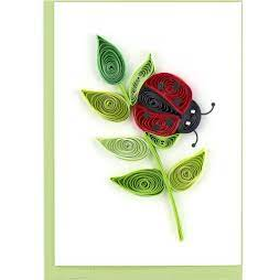 Ladybug Quilling Enclosure Card