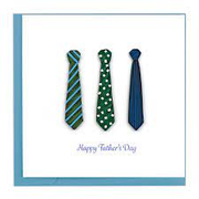 Father's Day Ties Quilling Card