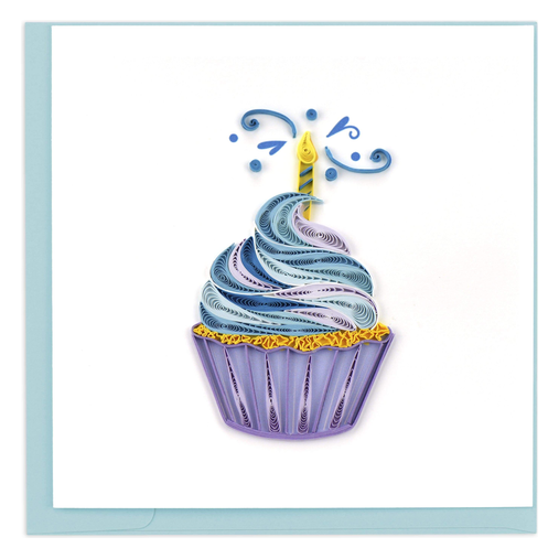 Cupcake & Candle Quilling Card