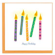 Birthday Candles Quilling Card
